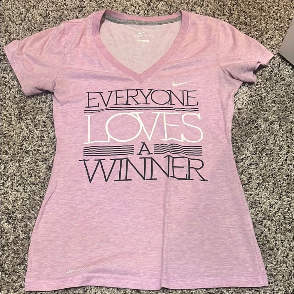 Nike Women's Purple Winner Graphic Tee